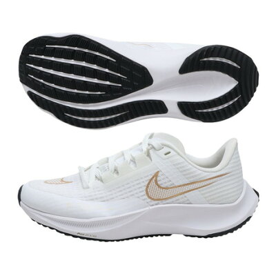 【2/5 24h限定 エントリー&対象4店舗買い回りで最大P10倍!】ナイキ(NIKE)(メンズ)ランニングシューズ エア ズーム ライバルフライ 3 ホワイト ゴールド CT2405 100 スニーカー ジョギング 陸上 駅伝 部活 マラソン