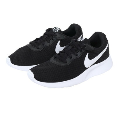 ナイキ(NIKE)(レディース)タンジュン ブラック ホワイト 黒 白 DJ6257-004 スニーカー スポーツシューズ カジュアル 靴 シンプル ローカット 通学 軽量
