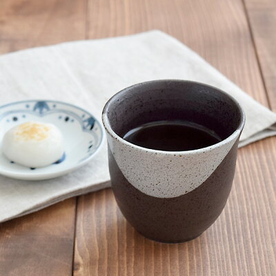 湯呑み 塗分け 黒 粉引 和食器 陶器製 ゆのみ 湯のみ 湯飲 カップ コップ タンブラー コーヒーカップ フリーカップ マルチカップ おしゃれ カフェ食器 シック かっこいい 業務用食器 業務用湯呑み 居酒屋湯呑み 安い 大量 仕入れ 飲食店