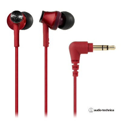 【レターパックプラス発送・送料無料】audio-technica( オーディオテクニカ ) ATH-CK350M RD レッド イヤホン| ヘッドホン 絡みにくい 音漏れしにくい