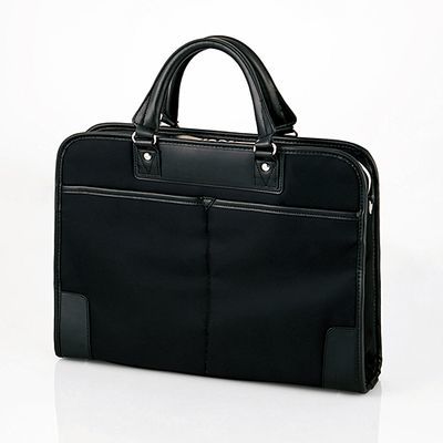 エレコム 軽量・薄型・自立 メンズ ビジネスバッグ ブリーフケース 2WAY(ショルダー/手提げ) ファスナー 収納サイズ(A4 13.3/14/15/15.6インチPC MacBook対応 10.1インチタブレットまで) ブラック(黒) "ORGULLO"シリーズ BM-OR03BK【納期目安:12/16入荷予定】