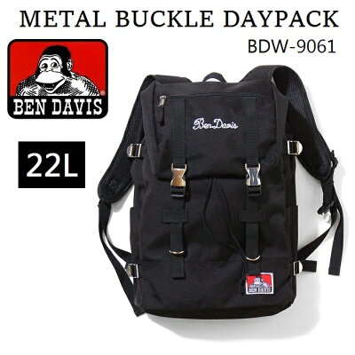 BEN DAVIS リュック ベンデイビス デイパック バッグ 22L メタルバックパック リュックサック バックパック レディース メンズ 男女兼用 BDW-9061