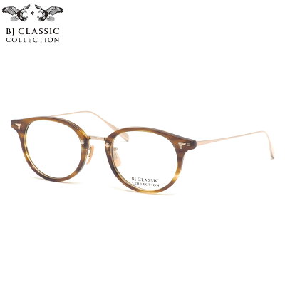 BJ CLASSIC COLLECTION COM-510NNT 16-1 48 メガネ BJクラシックコレクション COMBI コンビシリーズ セルロイド チタン 日本製 made in japan メンズ レディース
