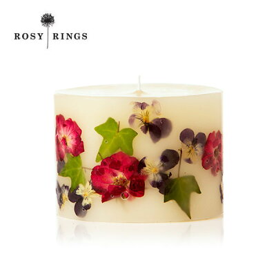 ROSY RINGS ボタニカル キャンドル プティ ≪カシス&ローズ≫(W10cm×H7.5cm) アロマキャンドル ロージーリングス ボタニカル 【あす楽対応】【ギフト】