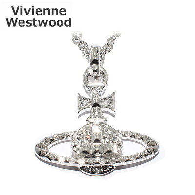 AW22-23 Vivienne Westwood (ヴィヴィアンウエストウッド) 63020052 W110 MAYFAIR バスレリーフ ペンダント ネックレス シルバー/クリスタル アクセサリー レディース 【送料無料(※北海道・沖縄は配送不可)】