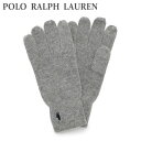 ラルフローレン　手袋（メンズ） 2021秋冬 ポロ ラルフローレン 手袋 PC012-021 グレー メンズ POLO RALPH LAUREN【メール便送料無料】