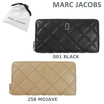MARC JACOBS (マークジェイコブス) 財布 長財布 M0012085 001 BLACK 258 MOJAVE ラウンドファスナー レザー レディース 【送料無料(※北海道・沖縄は1,000円)】