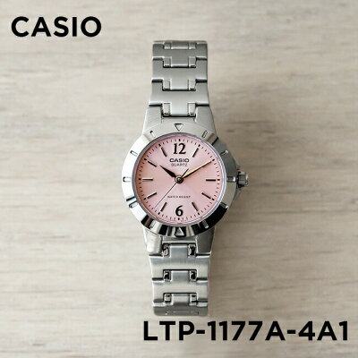【並行輸入品】【10年保証】CASIO STANDARD カシオ スタンダード LTP-1177A-4A1 腕時計 時計 ブランド レディース キッズ 子供 女の子 チープカシオ チプカシ アナログ シルバー ピンク 送料無料