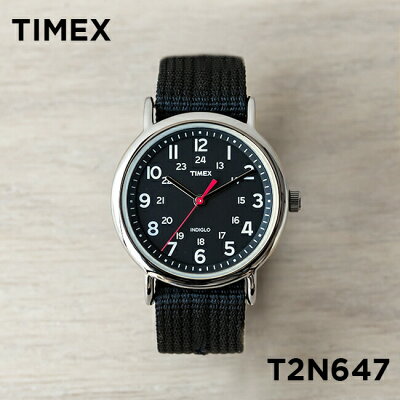 【並行輸入品】TIMEX WEEKENDER タイメックス ウィークエンダー 38MM メンズ T2N647 腕時計 時計 ブランド レディース ミリタリー アナログ シルバー ブラック 黒 ナイロンベルト 送料無料