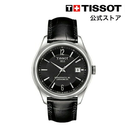 【クーポン対象】ティソ 公式 メンズ 腕時計 TISSOT バラード コスク パワーマティック80 オートマティック ブラック文字盤 レザー 【レザーベルト 手巻き 革ベルト ウォッチ メンズ腕時計 レザー 黒 スイスウォッチ スイス製 ビジネス 高級腕時計】