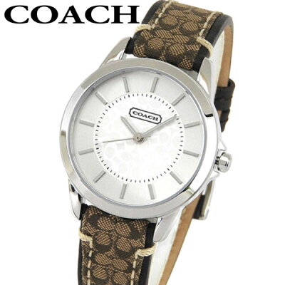 【送料無料】COACH コーチ 時計 おしゃれ ブランド 14501525 Classic Signature クラシック シグネチャー レディース 腕時計 時計 レザーバンド アナログ 誕生日プレゼント 女性 ギフト