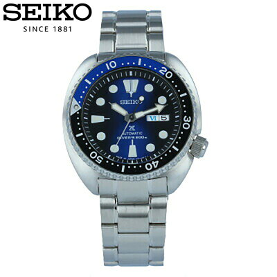 SEIKO セイコー PROSPEX プロスペックス 腕時計 時計 メンズ アナログ 自動巻き オートマティック ダイバー 200m スキューバ タートル TURTLE スポーツ カジュアル アウトドア 防水 ブルー 青 ブラック 黒 SRPC25J プレゼント ギフト 1年保証 送料無料 父の日