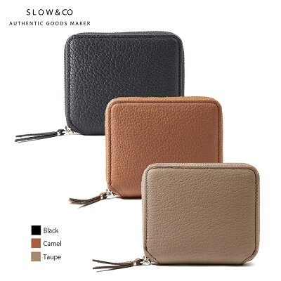 ノベルティ付 スロウ SLOW 二つ折り財布 本革 日本製 ラウンドファスナー crispanil round short wallet SLOW メンズ レディース 日本製 プレゼント 827S42J