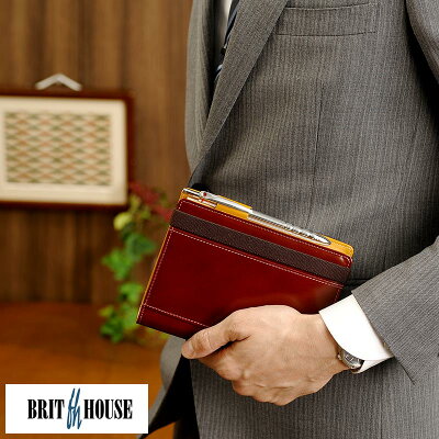 BRIT HOUSE グレインレザー手帳カバー A6サイズ ダイアリー・メモパッド付き THEME 男性用 メンズ 手帳 革 本革 レザー カバー 日本製 手帳カバー メモパッド 高級 プレゼント 【送料無料】