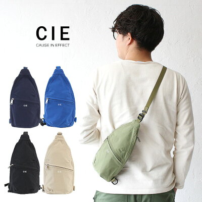 シー バッグ メンズ スリングバッグ スリング ミニバッグ ボディバッグ ショルダーバック メッセンジャーバッグ ナイロン CIE SLING MINI BAG NYLON.ver シー 斜めがけバッグ 肩掛けバッグ 031900 正規品 レディース アウトドア プレゼント