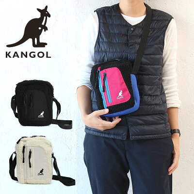 カンゴール ショルダーバッグ KANGOL ボア ファー ミニショルダーバッグ ショルダー バッグ メッセンジャーバッグ punch 250-1480 メンズ レディース ブランド 斜めがけ 小さめ スポーツ おしゃれ 正規品 プレゼント