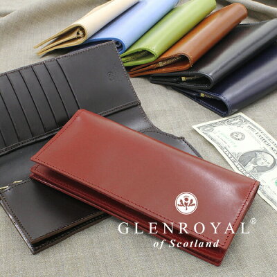 グレンロイヤル 長財布 GLENROYAL 03-5594 全8カラー ブライドルレザー BRIDLE LEATHER LONG WALLET WITH ZIP メンズ ウォレット 小銭入れ付 レザー メンズ ギフト 新春 新年 プレゼント