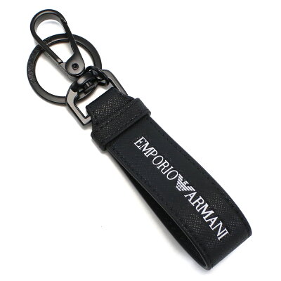 エンポリオ・アルマーニ EMPORIO ARMANI キーリング ブランドキーリング Y4R284 Y020V 81072 BLACK ブラック gsm-6