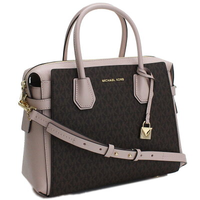 マイケル コース MICHAEL KORS MERCER マーサー 2way ハンドバッグ 30S9GM9S2B 266 BRN/SFTPINK ブラウン系 ピンク系 【レディース】