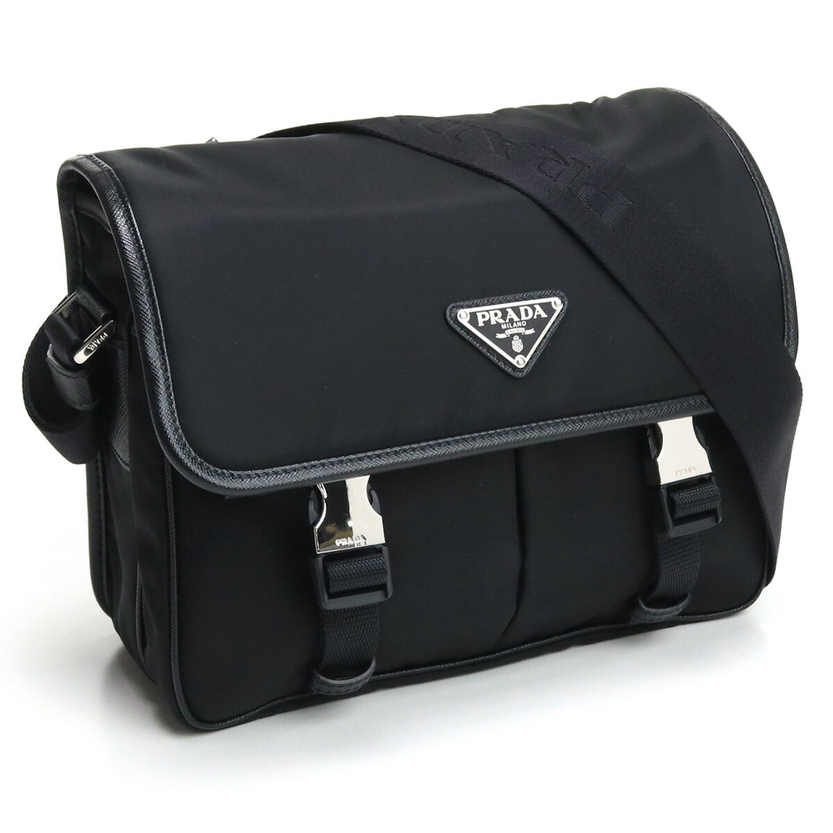 ショルダーバッグ プラダ PRADA 斜め掛け ショルダーバッグ ブランド 2VD769 2DMH V XLO F0002 NERO ブラック bag-01