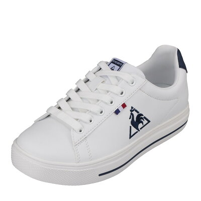 ルコックスポルティフ le coq sportif QL1NJC12WN レディース靴 靴 シューズ 2E相当 スニーカー 軽量 軽い テルナバウンドコート 大きいサイズ対応 ホワイト×ネイビー TSRC