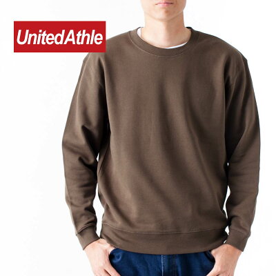 トレーナー メンズ 長袖 UnitedAthle ユナイテッドアスレ 10.0オンス クルーネックスウェット 5044-01 男女兼用 上 トップス 部屋着 ルームウエア 親子ペア S-XL