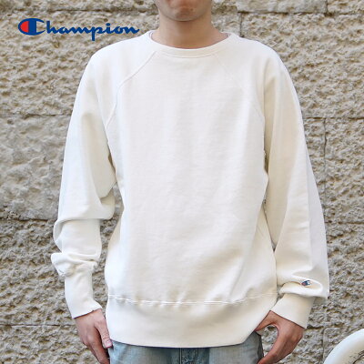 トレーナー メンズ 無地 Champion チャンピオン クルーネック スウェット シャツ ロチェスター チャンピオン C3-P002 ブランド オフホワイト ブラック(黒) 長袖