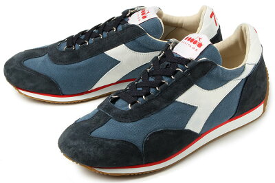 【OFF PRICE】Diadora heritage(ディアドラ ヘリテージ) EQUIPE H CANVAS STONE WASH(エキップ キャンバス ストーンウォッシュ) 174735 0125 ベーリングシー