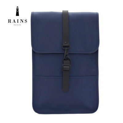 RAINS (レインズ)北欧ブランド 防水バッグ リュックサック / BACKPACK MINI - NAVY / 53199-1-02008 38 / 防水バックパック 防水リュックサック メンズ レディース かわいい 通勤 ママバッグ ママリュック おしゃれ 使いやすい RAINSのリュックサック【t79】