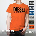 ディーゼル ディーゼル DIESEL Tシャツ メンズ トップス シャツ 半袖 クルーネック ブランド カジュアル ストリート XS S M L XL XXL 白 黒 おしゃれ 大きいサイズ ゆったり