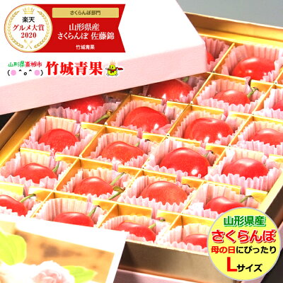 【あす楽対応/母の日 遅れてごめんね】さくらんぼ 佐藤錦 プレミアムボックス(秀品/L・2Lサイズ/24粒)【山形県産/母の日ギフト/贈り物/プレゼント/花/カーネーション/メッセージカード/果物/フルーツ/送料無料/お取り寄せ】