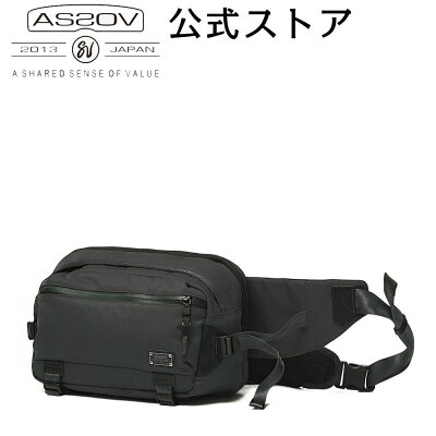 アッソブ公式通販 / ボディバッグ メンズ ブランド カジュアルバッグ CORDURA DOBBY 305D WAIST BAG L BLACK 061402