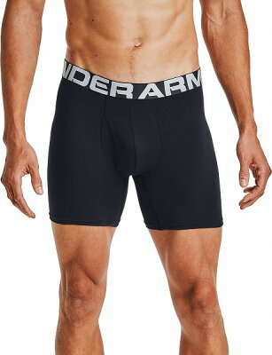 公式 アンダーアーマー UNDER ARMOUR UA メンズ ライフスタイル チャージドコットン 6インチ アンダーウェア 3枚セット 1363617 ボクサージョック ボクサーパンツ 下着 インナー シームレス メッシュ 通気性 ロゴ 吸汗速乾 スポーツ ジム 運動 部活