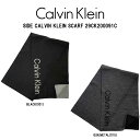 カルバンクライン (SALE)Calvin Klein(カルバンクライン)ck マフラー 冬物 小物 アクセサリー スカーフ メンズ SIDE CALVIN KLEIN SCARF 29CK200091C