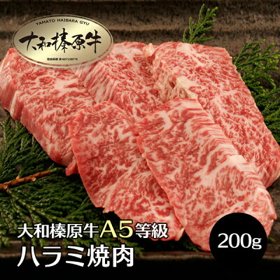 牛肉 焼肉用 肉 大和榛原牛 特上 ハラミ 焼肉 200g単位 はらみ ハラミ 牛肉 黒毛和牛 焼肉 A5 焼き肉 ヤキニク やきにく ホルモン ほるもん RCP