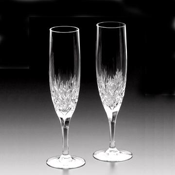 名入れ メッセージ彫刻してお届け!!カガミクリスタル(KAGAMI CRYSTAL)ボナールペアシャンパングラス 180cc ペアフルートグラスシャンパングラス