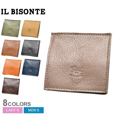 【メール便可】 【IL BISONTE】イルビゾンテ コインケース 財布 レザー 本革 メンズ レディース COIN PURCE C0615 120 145 135 166 スクエア 人気 ブランド おしゃれ シンプル プレゼント 革 小物 雑貨 小さめ 小銭入れ 四角 コンパクト ミニ
