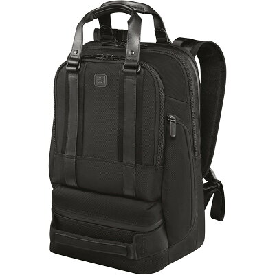 VICTORINOX(ビクトリノックス)公式 レキシコン プロフェッショナル ベルビュー15 (ブラック) 約26L 2WAY リュック ビジネスバッグ ブリーフケース 軽量 旅行 大容量 機内持ち込み【日本正規品】601115