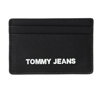 トミーヒルフィガー TOMMY HILFIGER パスケース カードケース 定期入れ メンズ レディース ユニセックス 無地 ロゴ シンプル BLACK 送料無料/込 バレンタインデー