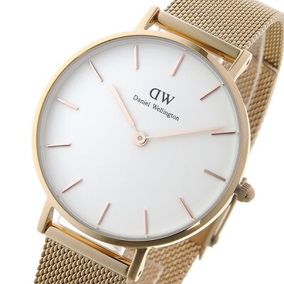 ダニエルウェリントン Daniel Wellington 腕時計 レディース ホワイト×ローズゴールド クラシックペティート メルローズ/ホワイト 32mm 送料無料/込 バレンタインデー