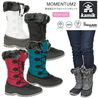 SALE 50%OFFカミック Kamik スノーブーツ 防水 レディース ウィメンズ モーメンタム2 モメンタム2 MOMENTUM2 23-25cm 1600481 20FW wbt【靴】2011wannado【返品交換・ラッピング不可】sps