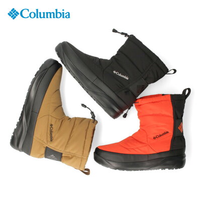 コロンビア Columbia メンズ レディース スピンリールブーツ 2 ウォータープルーフ オムニヒート YU0337 010 202 811 ブラック ブラウン オレンジ ブーツ 防水 保温