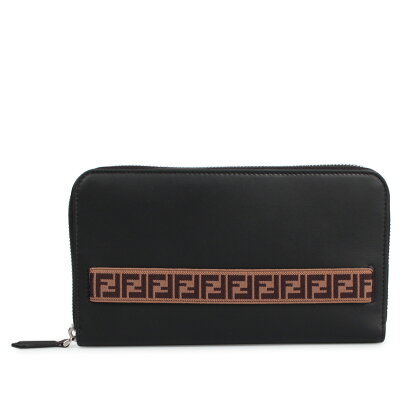 【最大1000円OFFクーポン】 FENDI GRACE BICO TRAVEL WALLET フェンディ 財布 長財布 メンズ レディース ブラック 黒 7M0276 A8VC
