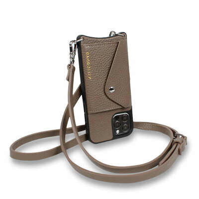 【最大1000円OFFクーポン】BANDOLIER DONNA SIDE SLOT バンドリヤー iPhone 13 mini iPhone 13 13Pro iPhone 13 Pro Max ケース スマホケース 携帯 ショルダー アイフォン 日本限定 ドナ サイドスロット ダーク トープ メンズ レディース 14DON