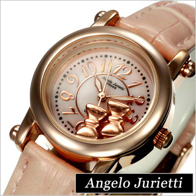 アンジェロジュリエッティ腕時計 AngeloJurietti時計 Angelo Jurietti 腕時計 アンジェロ ジュリエッティ 時計 コッコ cocco レディース腕時計 ピンク AJ4051-PGPK-PK かわいい 卒業 入学 就職 祝い 高校生 大学生 社会人 新社会人 プレゼント ギフト