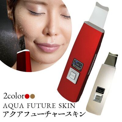 【送料無料&ポイント10倍】アクアフューチャースキン AQUA FUTURE SKIN 正規品 ウォーターピーリング ピーリング 美顔器 自宅 手軽 クレンジング 美顔機 通販 おすすめ ギフト プレゼント tokyo mxテレビ 目からウロコ