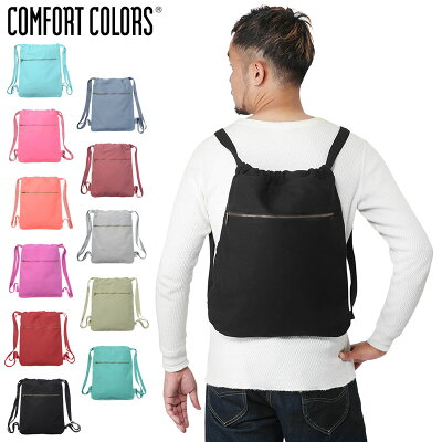 【18%OFFクーポン対象!】【メーカー取次】COMFORT COLORS コンフォートカラーズ 342 14オンス キャンバス シンチサック ナップサック【So】
