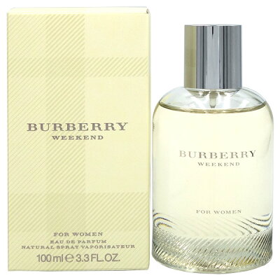 バーバリー BURBERRY ウィークエンド フォーウーマン EDP SP 100ml【EARTH】【新旧パッケージ混在】【あす楽対応_14時まで】【香水 ギフト メンズ レディース】【人気 ブランド ギフト 誕生日 プレゼント】