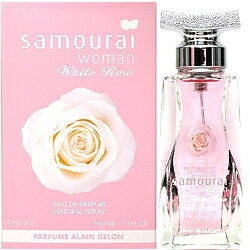 【訳あり】【アランドロン】 サムライ ウーマン ホワイトローズ EDP SP 40ml 【難あり】【香水】【あす楽対応_14時まで】【香水 メンズ レディース】【新生活 印象】