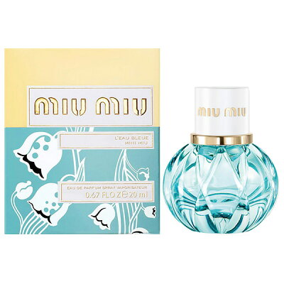 ミュウミュウMIUMIU ミュウミュウ ローブルー EDP SP 20ml 【送料無料】MIU MIU L'EAU BLEUE【連休限定SALE】【あす楽対応_お休み中】【香水 レディース】【香水 人気 ブランド ギフト 誕生日】